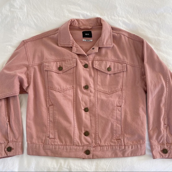 BDG Pink Denim Jacket - Picture 5 of 7